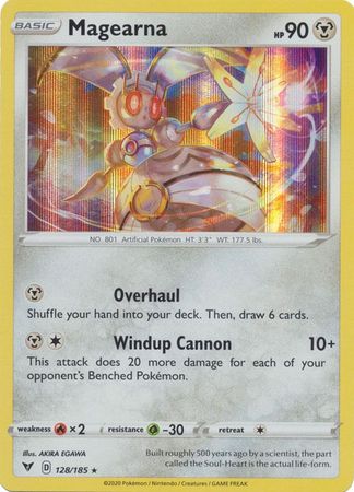 Pokemon Card Vivid Voltage 128/185 Magearna Holo Rare