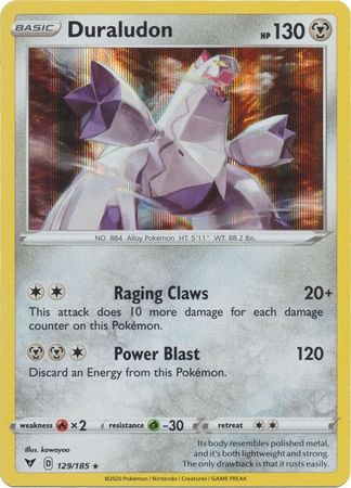 Pokemon Card Vivid Voltage 129/185 Duraludon Holo Rare