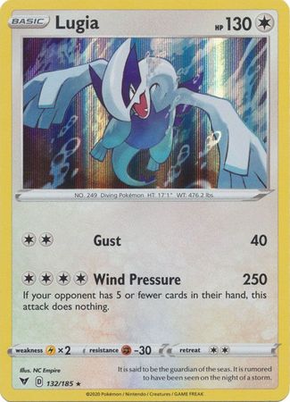 <transcy>Pokemon Card Vivid Voltage 132/185 Lugia Holo Selten</transcy>