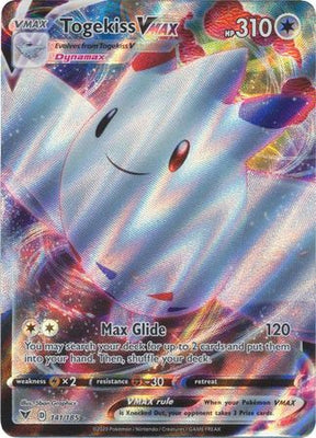 Pokemon Card Vivid Voltage 141/185 Togekiss VMAX Ultra Rare *M*