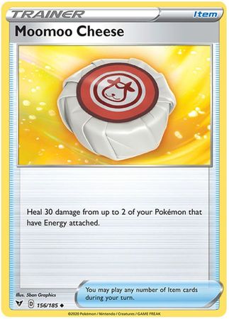 Pokemon Card Vivid Voltage 156/185 Moomoo Cheese Item Uncommon