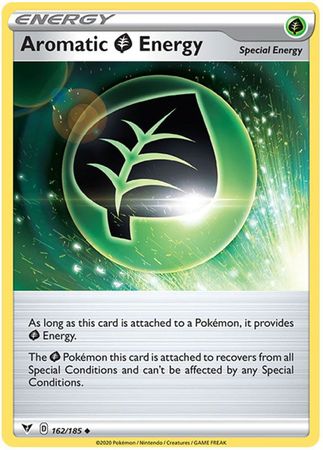 <transcy>Pokémon-kort Levende spænding 162/185 Aromatisk energi Ikke almindelig</transcy>