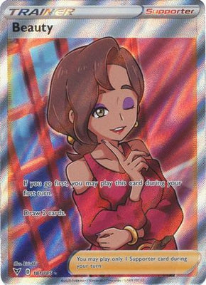 Pokemon Card Vivid Voltage 181/185 Beauty Supporter Full Art *M*