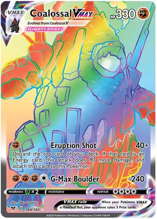 <transcy>Pokemon Card Vivid Voltage 189/185 Koalossaler VMAX Hyper Rare</transcy>