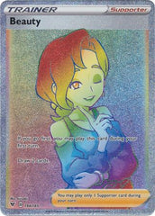 Pokemon Card Vivid Voltage 194/185 Beauty Supporter Hyper Rare