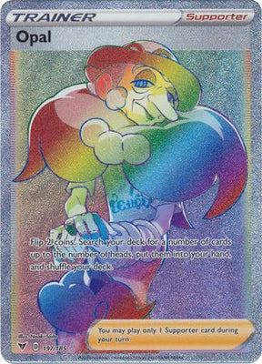 Pokemon Card Vivid Voltage 197/185 Opal Supporter Hyper Rare
