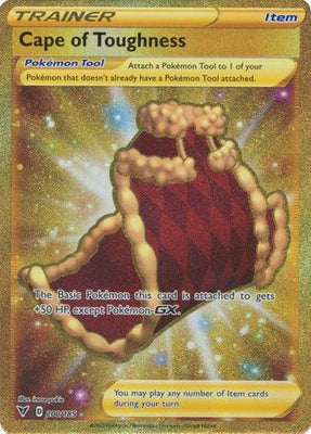 Pokemon Card Vivid Voltage 200/185 Cape of Toughness Item Secret Rare