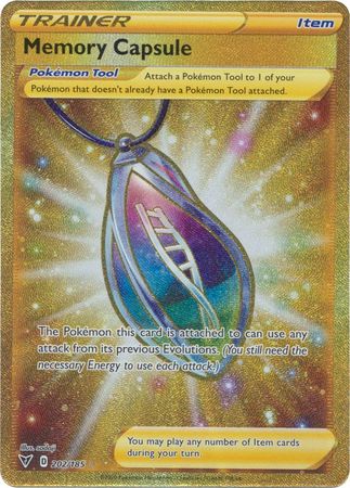 (S) Pokemon Card Vivid Voltage 202/185 Memory Capsule Item Secret Rare