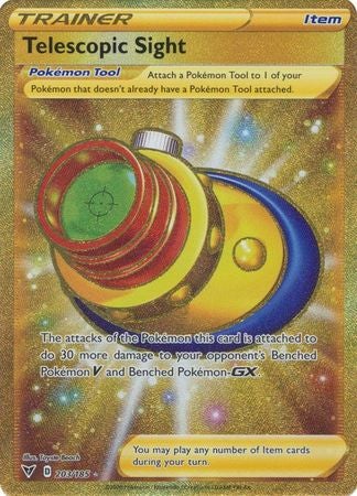 <transcy>Pokemon Card Vivid Voltage 203/185 Teleskopvisier Gegenstand Geheime Seltenheit</transcy>