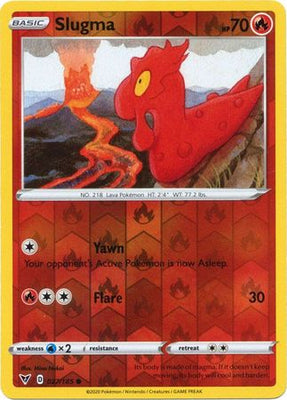 <transcy>Pokemon Card Vivid Voltage 027/185 27/185 Slugma Reverse Holo Common</transcy>