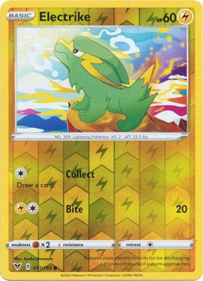 Pokemon Card Vivid Voltage 051/185 51/185 Electrike Reverse Holo Common