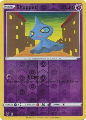 Pokemon Card Vivid Voltage 067/185 67/185 Shuppet Reverse Holo Common