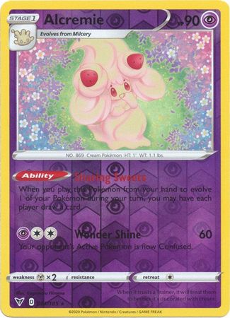 Pokemon Card Vivid Voltage 081/185 81/185 Alcremie Reverse Holo Rare