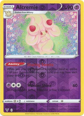 Pokemon Card Vivid Voltage 081/185 81/185 Alcremie Reverse Holo Rare