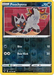 <transcy>Pokemon Card Vivid Voltage 103/185 103/185 Poochyena Reverse Holo Common</transcy>