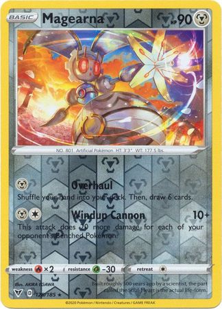 <transcy>Pokemon Card Vivid Voltage 128/185 128/185 Magearna Reverse Holo Selten</transcy>