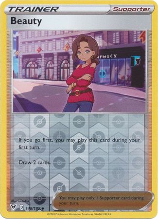 Pokemon Card Vivid Voltage 148/185 148/185 Beauty Supporter Reverse Holo