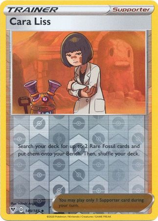 Pokemon Card Vivid Voltage 149/185 149/185 Cara Liss Supporter Reverse Holo