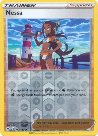 Pokemon Card Vivid Voltage 157/185 157/185 Nessa Supporter Reverse Holo