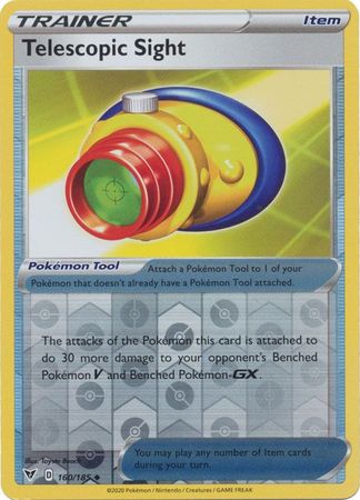 Pokemon Card Vivid Voltage 160/185 160/185 Telescopic Sight Item Reverse Holo