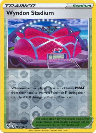 Pokemon Card Vivid Voltage 161/185 161/185 Wyndon Stadium Stadium Reverse Holo