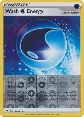 <transcy>Pokemon Card Vivid Voltage 165/185 165/185 Wash Energy Reverse Holo</transcy>