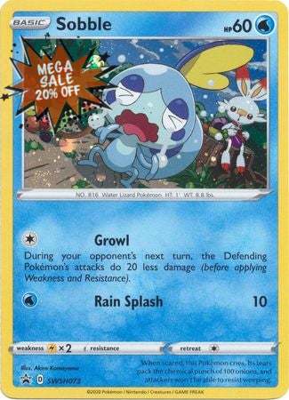 <transcy>Pokemon-kort SWSH Black Star-kampagner SWSH073 Sobble</transcy>