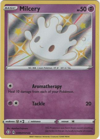 <transcy>Pokemon Card Shining Fates SV057 / SV122 SV57 / SV122 Milcery Shiny Rare</transcy>