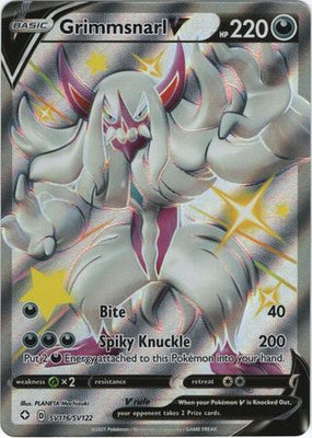 <transcy>Pokemon Card Shining Fates SV116 / SV122 SV116 / SV122 Grimmsnarl V Shiny Rare</transcy>