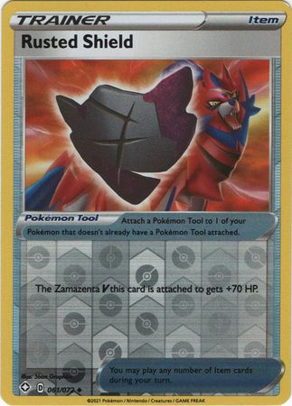 <transcy>Pokemon Card Shining Fates 061/072 61/72 Verrosteter Schild Gegenstand Reverse Holo Gelegentlich</transcy>