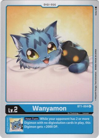Digimon Card Ver 1.0 Wanyamon BT1-004 U