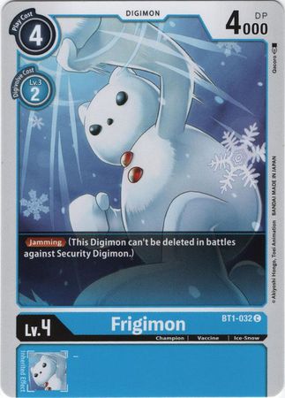 <transcy>数码宝贝卡片 Ver 1.0 Frigimon BT1-032 C</transcy>