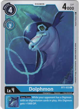 <transcy>数码宝贝卡 Ver 1.0 Dolphmon BT1-033 C</transcy>