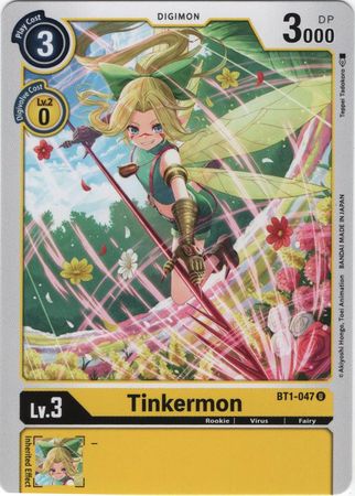 Digimon Card Ver 1.0 Tinkermon BT1-047 U