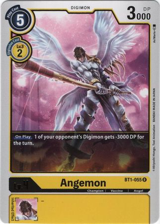 <transcy>Digimon Card Ver 1.0 Angemon BT1-055 R</transcy>