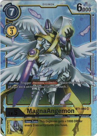 Digimon Card Ver 1.0 MagnaAngemon BT1-060 SR Alternative Art
