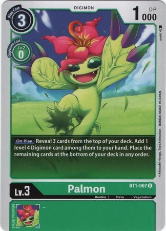 Digimon Card Ver 1.0 Palmon BT1-067 U