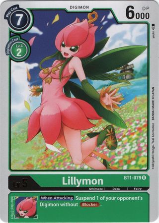 Digimon Card Ver 1.0 Lillymon BT1-079 R