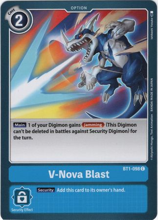 <transcy>数码宝贝卡片 Ver 1.0 V-Nova Blast BT1-098 C</transcy>