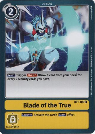 Digimon Card Ver 1.0 Blade of the True BT1-102 C