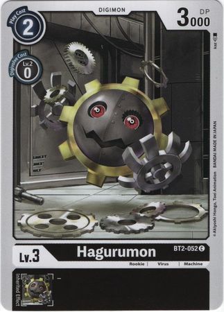 Digimon Card Ver 1.0 Hagurumon BT2-052 C