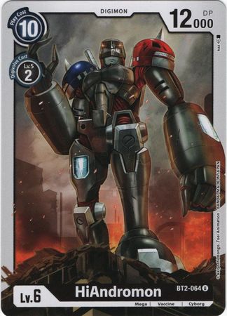 <transcy>بطاقة Digimon الإصدار 1.0 HiAndromon BT2-064 U</transcy>