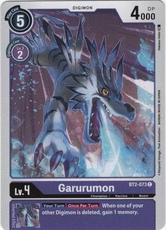 Digimon Card Ver 1.0 Garurumon BT2-073 C