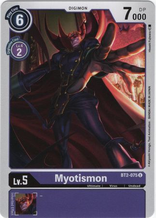 <transcy>Digimon Card Ver 1.0 Myotismon BT2-075 U</transcy>