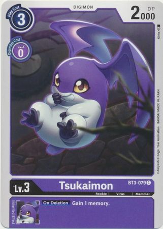 Digimon Card Ver 1.0 Tsukaimon BT3-079 C