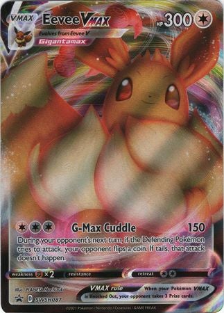 Pokemon Card SWSH Black Star Promos SWSH087 Eevee VMAX