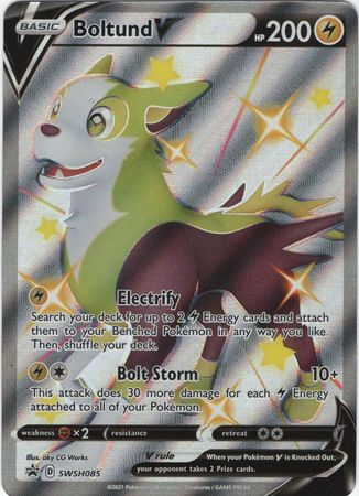 Pokemon Card SWSH Black Star Promos SWSH085 Boltund V