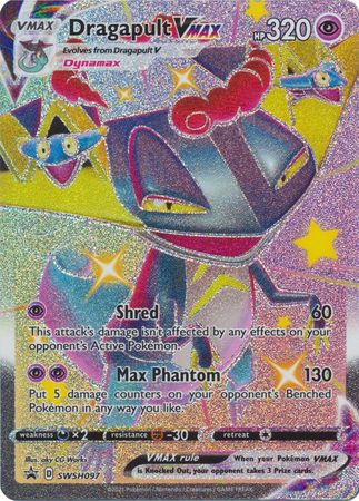 <transcy>Pokemon Card SWSH Black Star Promos SWSH097 Dragapult VMAX</transcy>