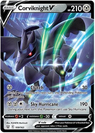 Pokemon Card Battle Styles 109/163 109/163 Corviknight V Ultra Rare