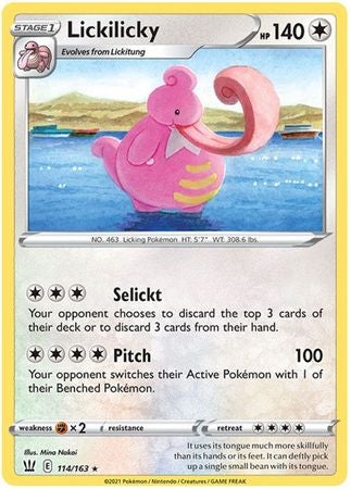 <transcy>Pokemon Card Battle Styles 114/163 114/163 Lickilicky Rare</transcy>